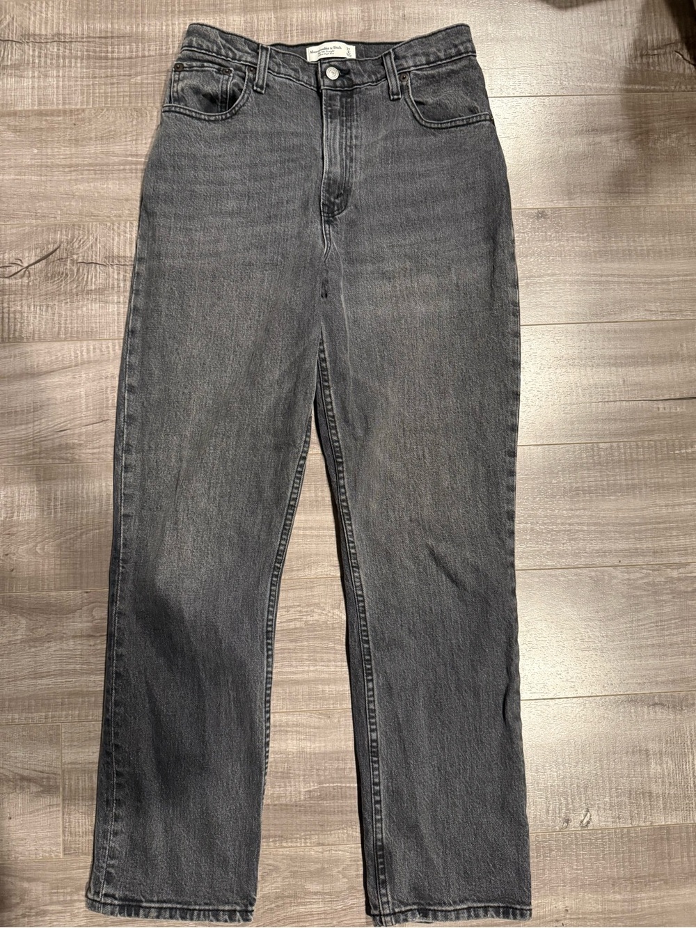 Abercrombie & Fitch Black/Charcoal High-Rise Jeans